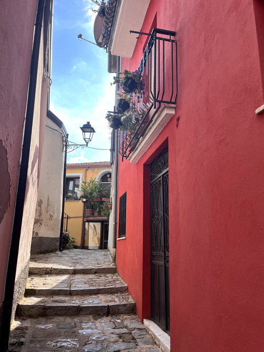 Vicoli del centro storico di Latronico